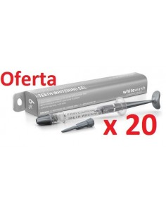 20 Jeringas de Blanqueamiento Dental 10% Peróxido de Carbamida